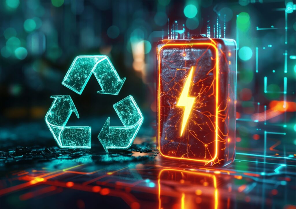Recyclage de batterie au lithium